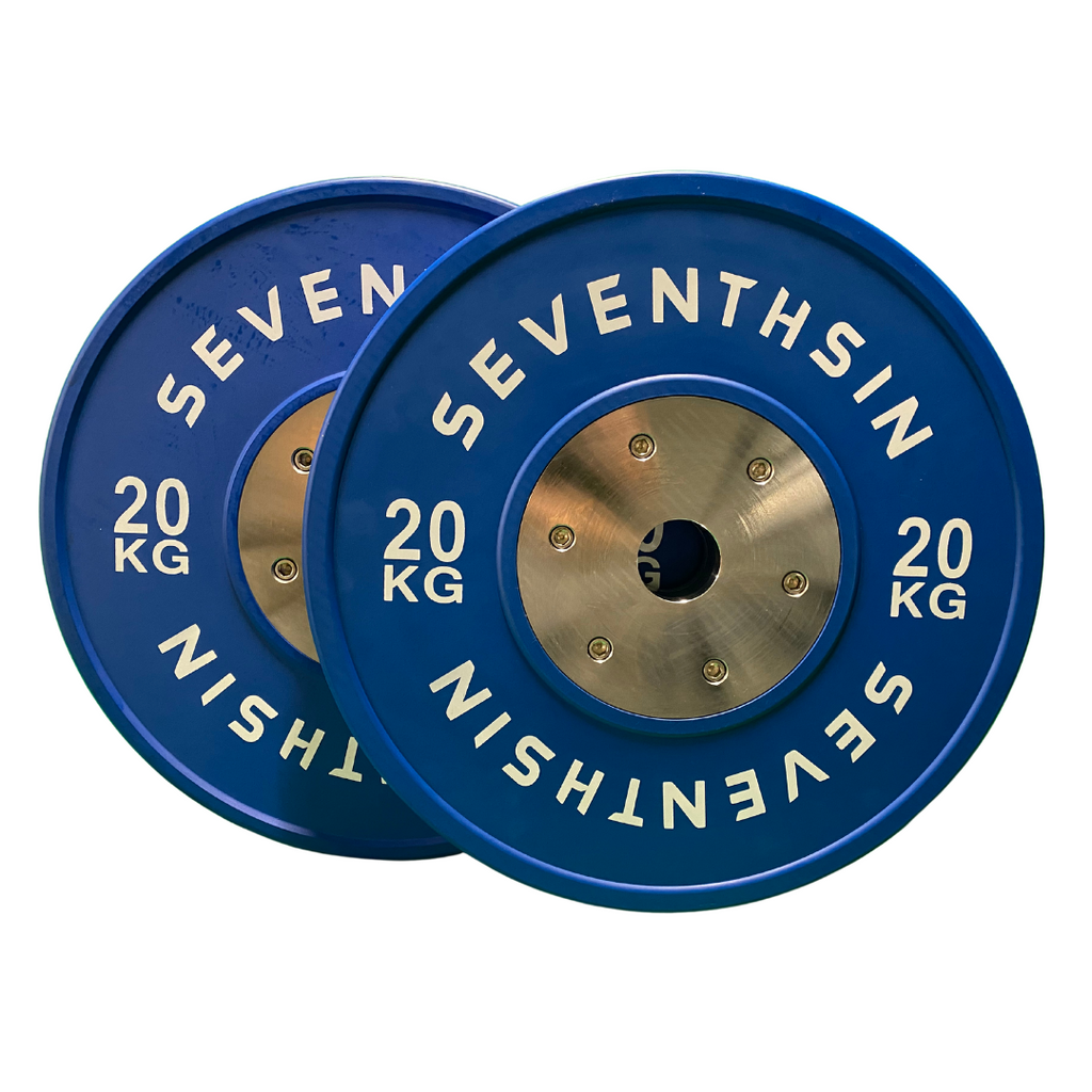20kg Coloured Competition Plates - Pair - Seventh Sin Fitness