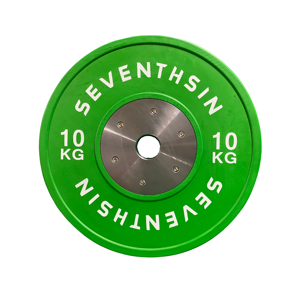 10kg Coloured Competition Plates - Pair - Seventh Sin Fitness