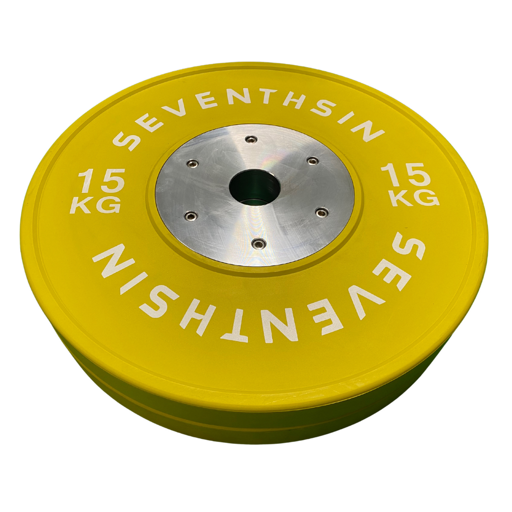 15kg Coloured Competition Plates - Pair - Seventh Sin Fitness