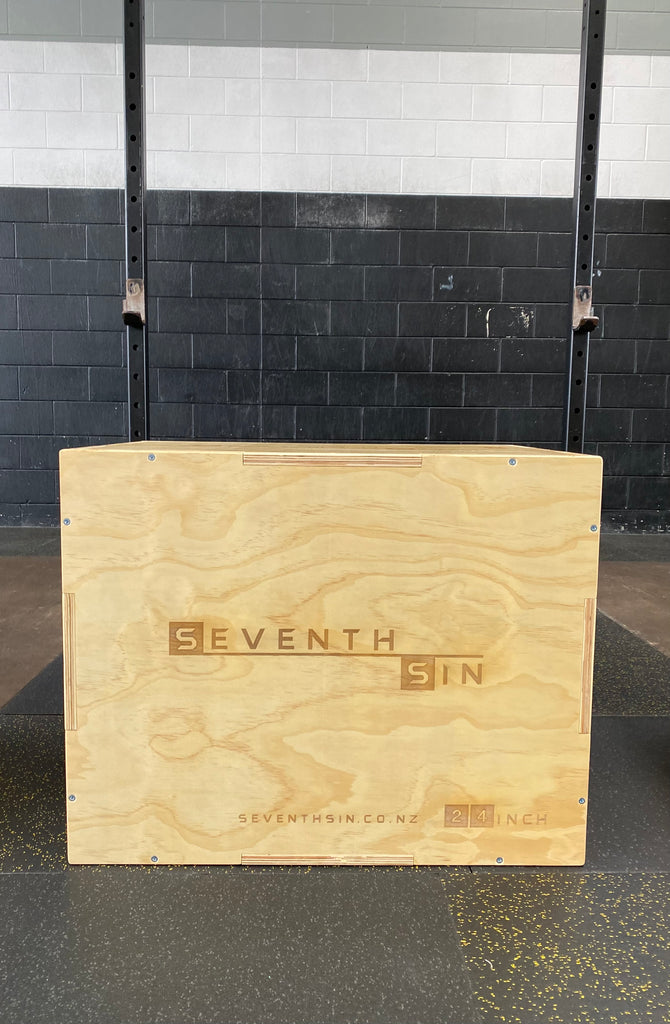 Seventh Sin Wood Plyometric Box - 3 in 1 - Seventh Sin Fitness