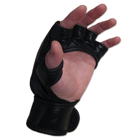 Meister Pro 7 Ounce MMA Gloves - Black - Seventh Sin Fitness